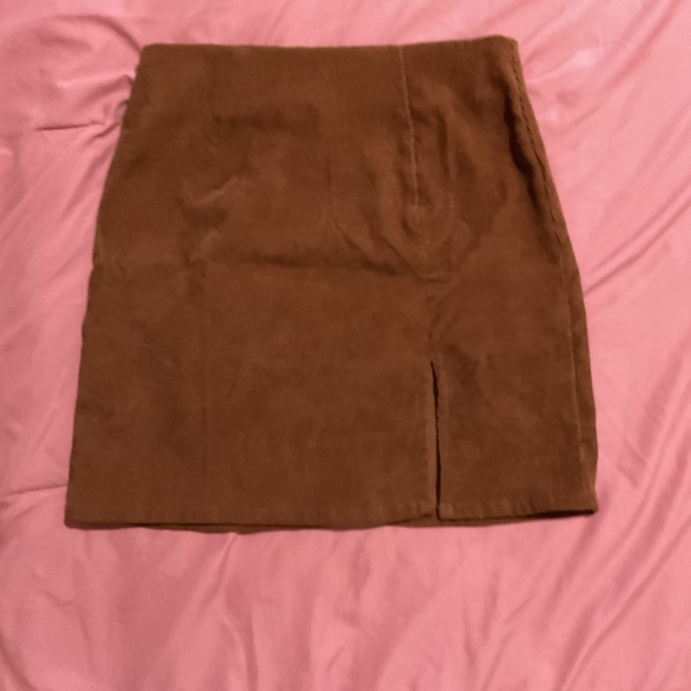 SHEIN Brown Pencil Skirt